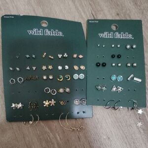 Wild Fable Mixed Metal Earring Collection